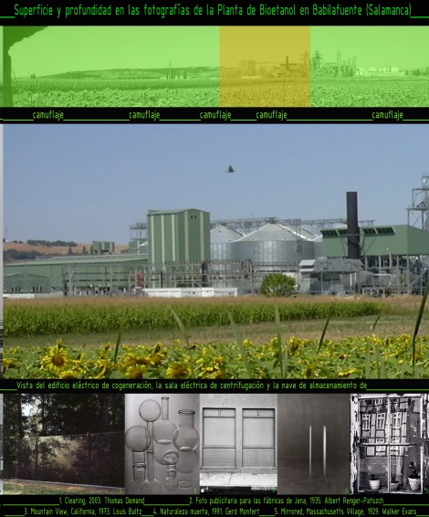 Planta de Bioetanol. La fotografía superficial. Doctorado.