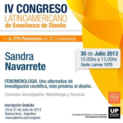 Congreso Latinoamericano de Enseñanza del Diseño. Ponencia.