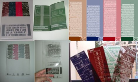 Libro y gráfica. «La vivienda obrera». Diseño editorial.